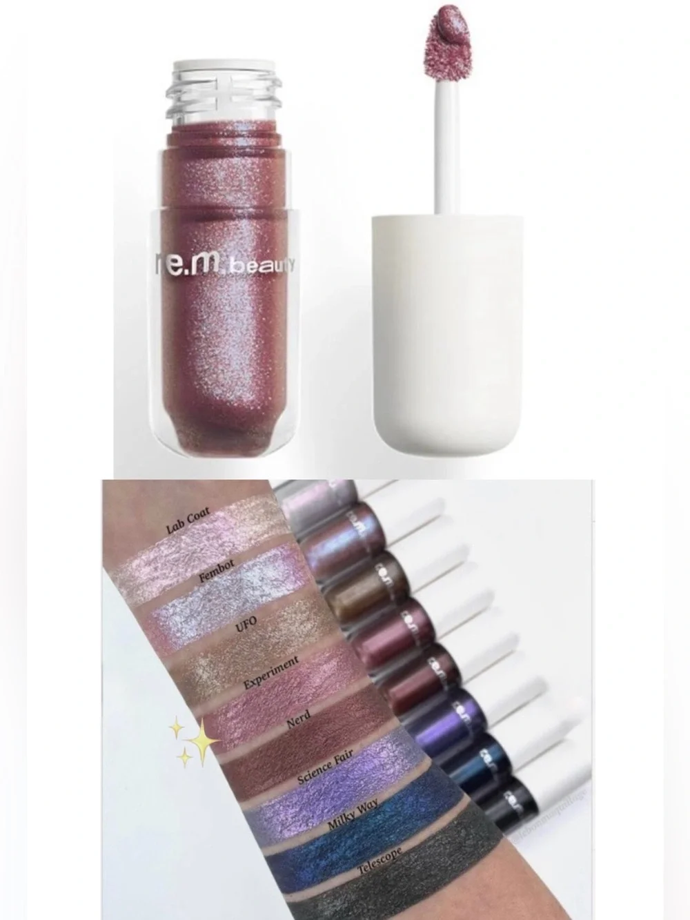 r.e.m. beauty Midnight Shadows Lustrous Liquid Eyeshadow (Experiment)